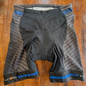Cycling Shorts Funkier Mens Medium Padded Black Bike Bicycle Riding Used